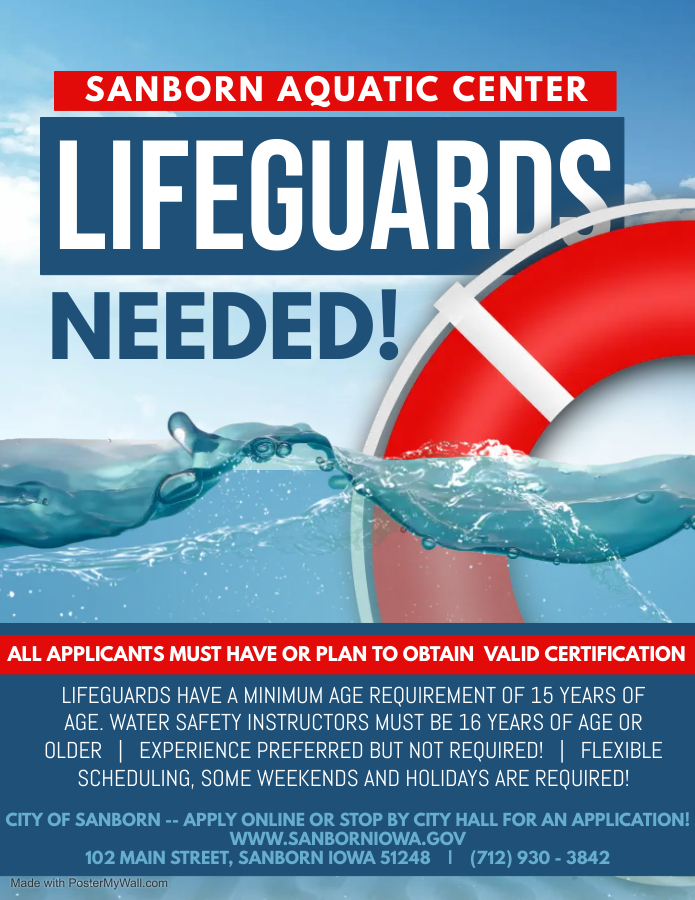 Now Hiring - Lifeguards