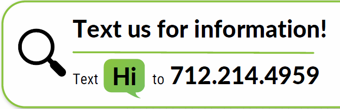 text us for information